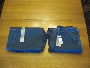 2 PAAR - Carhartt FRB13-DNM Herren FR CAT2 Denim Carpenter Jeans 44x30 NEU/ORIG FIT - Bild 1 von 4