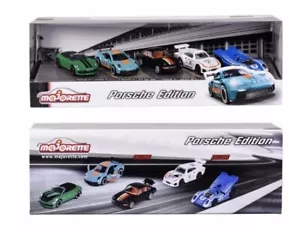 MAJORETTE · PORSCHE CONFEZIONE REGALO 5 AUTO · NUOVA EDIZIONE · NUOVA E RARA NEL REGNO UNITO NUOVA CON SCATOLA. - Foto 1 di 7