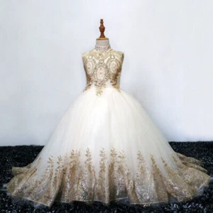 Flower Girls Dress Prom Pageant Wedding Birthday Party Princess Show Dress New - Picture 1 of 22