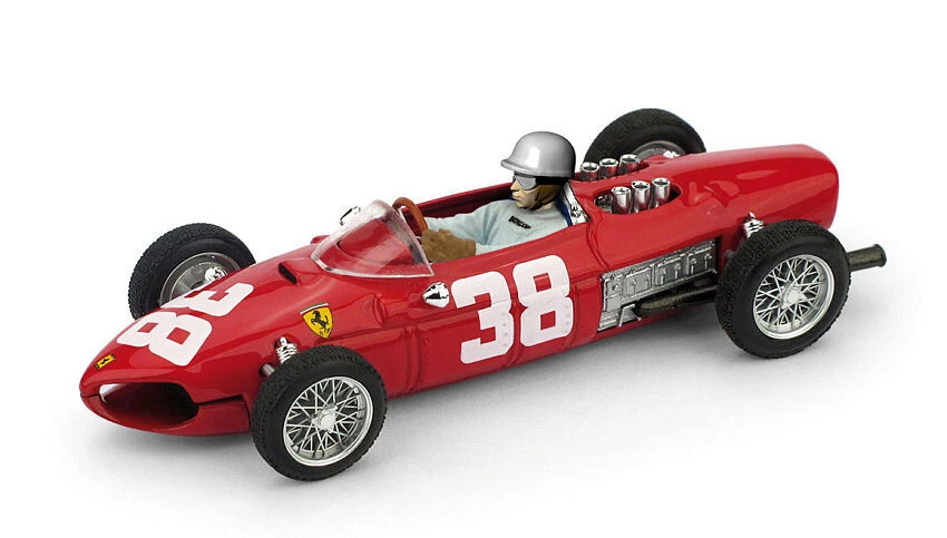 Modellino auto formula 1 F1 scala 1:43 Brumm FERRARI 156 HILL MONACO GP + PILOTE - Immagine 1 di 1