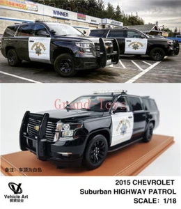 VEHICLE Art 1/18  Saboban 2015 California Police Car Resin Model Car Collection - Picture 1 of 8