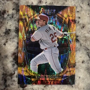 2023 Panini Select Rafael Palmeiro Orange Shimmer- Texas Rangers - Picture 1 of 2