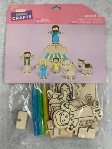 1 Pack Easter scene wooden craft Kit Teacher Supply Sunday School Jesus - Picture 1 of 1