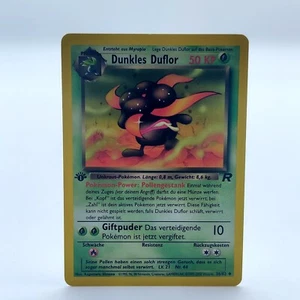 Pokemon TCG Karte - Dunkles Duflor 36/82 - 1. Edition - Team Rocket Deutsch NM - Bild 1 von 3