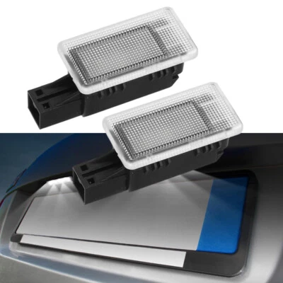 Xenon White LED License Plate Light Clear Cover For Volvo S60 2.0t 2017-2018 - Image 1 of 4