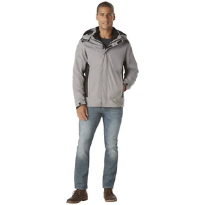 Nuvano Men's Big/Tall 3-in-1 System Jacket Gray 3XL #NO8G8-P3 - Bild 1 von 2