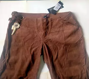 NWT DIESEL size 30 brown corduroy pants fresi-les pantalone womens - Picture 1 of 7