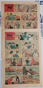 1940s Vintage Sergeant Pat Of Radio Patrol Original Newspaper Comic Strip Lot - Picture 1 of 5