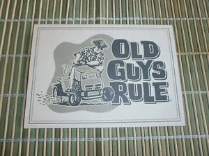 1O TARJETAS Y SOBRES DE REGLAS DE LOS VIEJOS "AL SEÑOR DEL CÉSPED" 5" X 7" - Imagen 1 de 6