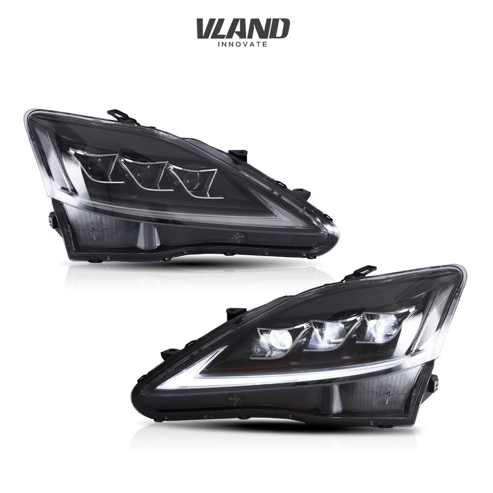 Faros LED VLAND para Lexus IS 250 350 ISF 2006-2013 faros proyectores LED Foto 1 de 4