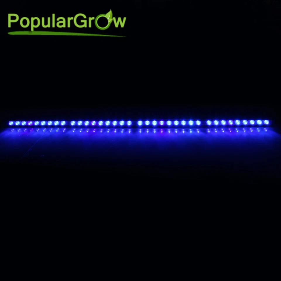 Barra luminosa LED acquario 108W blu 470nm striscia spettro per pesci barriera corallo serbatoio - Immagine 1 di 4