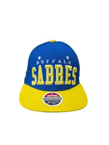 Zephyr Buffalo Sabres NHL Hockey Snapback Hat Blue Yellow OSFM FREE POST - Picture 1 of 17