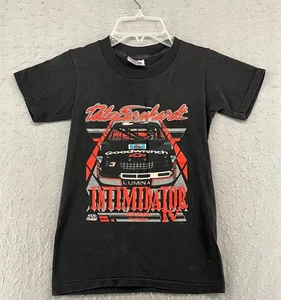 Vinage Kids T-Shirt Medium Black Dale Earnheadt Intimidator 90s - Picture 1 of 11