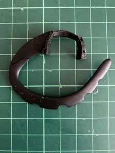 Rubber Plastic Hands free Ear Piece Hook Bluetooth Mobile phone Black - Zdjęcie 1 z 2