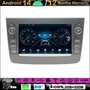 7"Android 14 Autoradio GPS SAT Navi Carplay DAB BT For Alfa Romeo MITO 2008-2016 - Picture 1 of 12