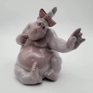 nao porcelain figurine: You Are So Kind 02001470 Purple Monkey Gorilla 4-1/2” - Picture 1 of 10