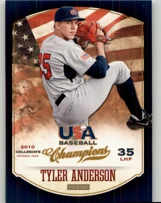 2013 Panini USA Baseball Champions Tyler Anderson #6 - Image 1 of 2