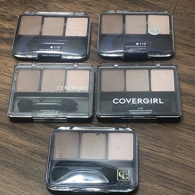5x CoverGirl Eye Enhancers 3-Kit Eyeshadow, Shimmering Sands 110, 0.14 oz - Image 1 of 4