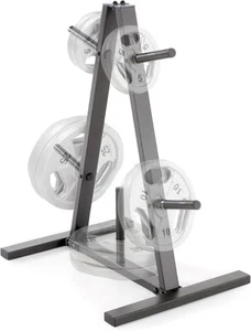 Marcy Standard Weight Plate Tree for 1-Inch Plates One Size, A-Frame - Black - Picture 1 of 6