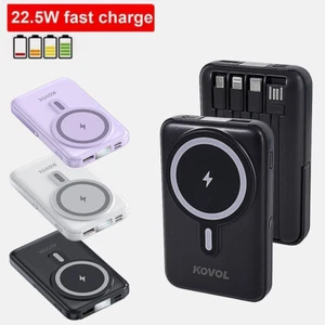 50000mAh Wireless Magnetische Powerbank 22.5W Schnell Ladegerät für iPhone Handy - Zdjęcie 1 z 75