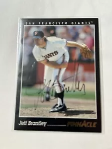 1993 Pinnacle Jeff Brantley #512 San Francisco Giants di persona auto - Foto 1 di 2