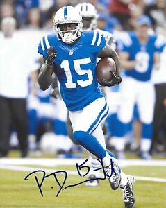 Phillip Dorsett signed autographed Indianapolis Colts football 8x10 photo COA..