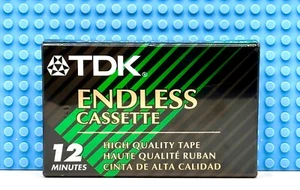TDK ENDLESS CASSETTE EC-12M 12 MINUTE VS. I CASSETTE TAPE (1) (VERSIEGELT) - Bild 1 von 9