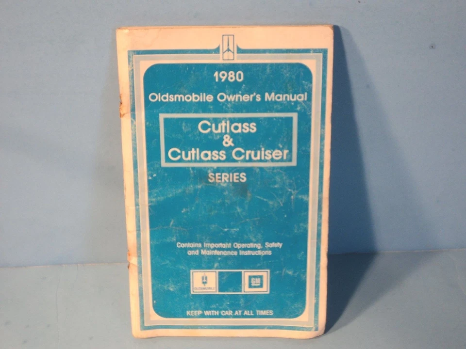 80 1980 Oldsmobile Cutlass/Cutlass Cruiser manual do proprietário - Imagem 1 de 1