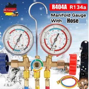 Monteurhilfe KFZ Klimaanlage Auto Verteiler Messgerät Für R134A R404A R12 R22 - Bild 1 von 14