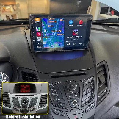 Autoradio Carplay GPS Navi RDS WIFI Für 2009-16 Ford Fiesta MK6 4+64G Android 14 - Bild 1 von 4