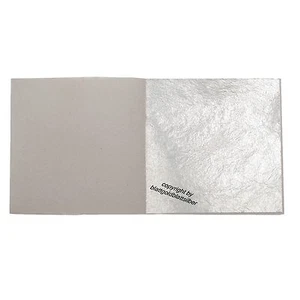 50 Blatt Feines Echtes Blattsilber 6 cm x 6 cm Echt Silber 925 zum Versilbern - Bild 1 von 1