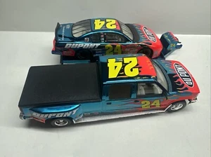 1/24 2002 Jeff Gordon Brookfield Dually Trailer Set Color Chrome - Bild 1 von 9