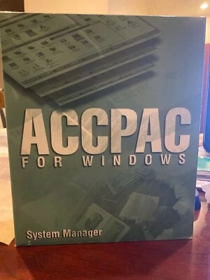 NEWACCPAC For Windows 3.0A System Manager with Crystal Info 5.0.CD+Key+Btreive. - Image 1 of 4