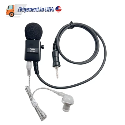 MH-62A4B YAESU Standard Earphone tie-pin microphone VX6E VX6R VX7E VX7R FT-270R - Image 1 of 3