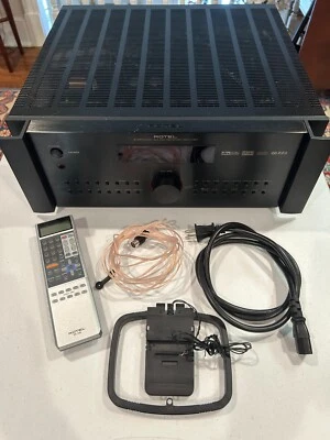 Rotel RSX-1057 Surround Sound Home Theater A/V Receiver (Black) AM/FM & Rmt Bund - Image 1 of 4