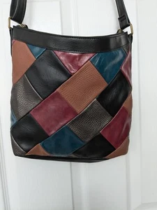 Style & Co Women's Purse / Handbag Patchwork Shoulder Bag Zip  Crossbody - Picture 1 of 9