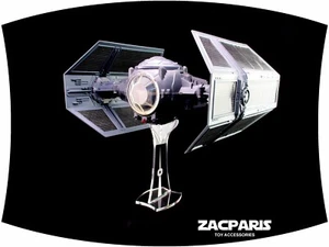 Display stand for Vintage Star Wars Darth Vader Tie Fighter - Very Nice! - Picture 1 of 9