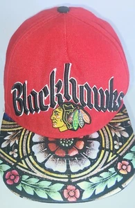 NHL Chicago Blackhawks Mütze M/L 9 Fifty New Era A-Rahmen Druckknopflasche Neu mit Etikett - Bild 1 von 12