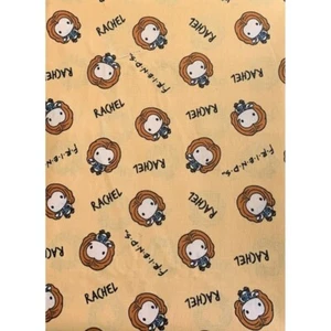 Friends tV show Fabric - Rachel - 100% Cotton - Orange - 36 X 44" - BTY - Picture 1 of 3