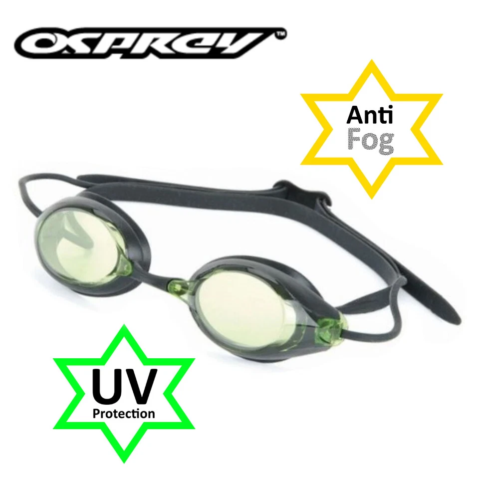 Osprey Swim Series Schwimmbrille schwarz grün UV Schutz Anti-Beschlag Funktion