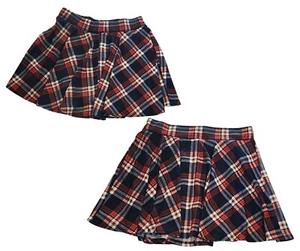DJT FASHION Women's Casual Stretchy Flared Pleated Mini Skater Skirt with Shorts - Picture 1 of 7