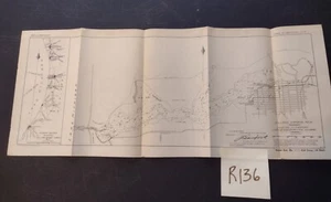 1913 Holland Harbor Michigan Army Engineering Sketch Map - Picture 1 of 3
