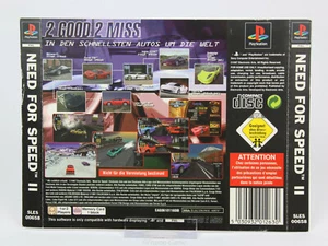 Sony Playstation 1 PS1 PAL Need for Speed II 2 nur Backcover! - Bild 1 von 1