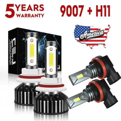 Faro COBLED + bombillas antiniebla para Nissan Xterra deportivo utilitario 4 puertas 4,0 L 2005-2015 Foto 1 de 4