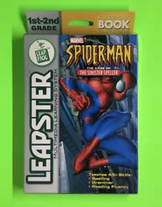 Leap Frog Leapster Marvel Spiderman The Case Of The Sinister Speller Game - Picture 1 of 12