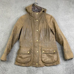 Barbour Elkhorn Wax Jacket Coat Women's Size 4 Hunting Field - Picture 1 of 18