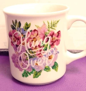 Fred "Hungover" Floral Ceramic Mug 12 Oz - Microwave & Dishwasher Safe - Picture 1 of 6