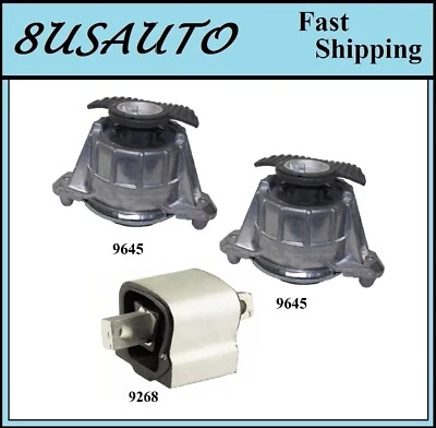 3 PIEZAS MOTOR DELANTERO Y MONTAJE TRANS APTO PARA MERCEDES-BENZ E350 2010-2011 3,5 L 2x2 gas Foto 1 de 4