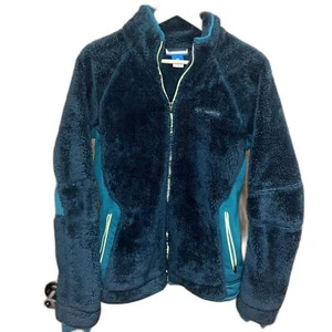 Columbia Sherpa Vellón Cremallera Verde Perla Correr Ropa Activa Atletismo Talla L - Imagen 1 de 7