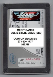 MERIT SOLID-STATE-DRIVE (NO MOVING PARTS) ION 2007.5 SATA SSD DRIVE MEGATOUCH - Picture 1 of 1